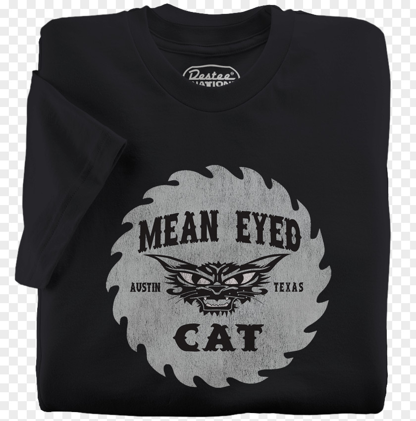 Fonts Of T-shirt Mean Eyed Cat Stubb's Bar-B-Q Hoodie PNG