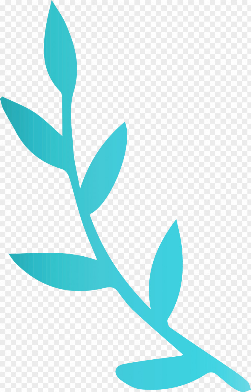 Plant Stem Leaf Flower Line Meter PNG