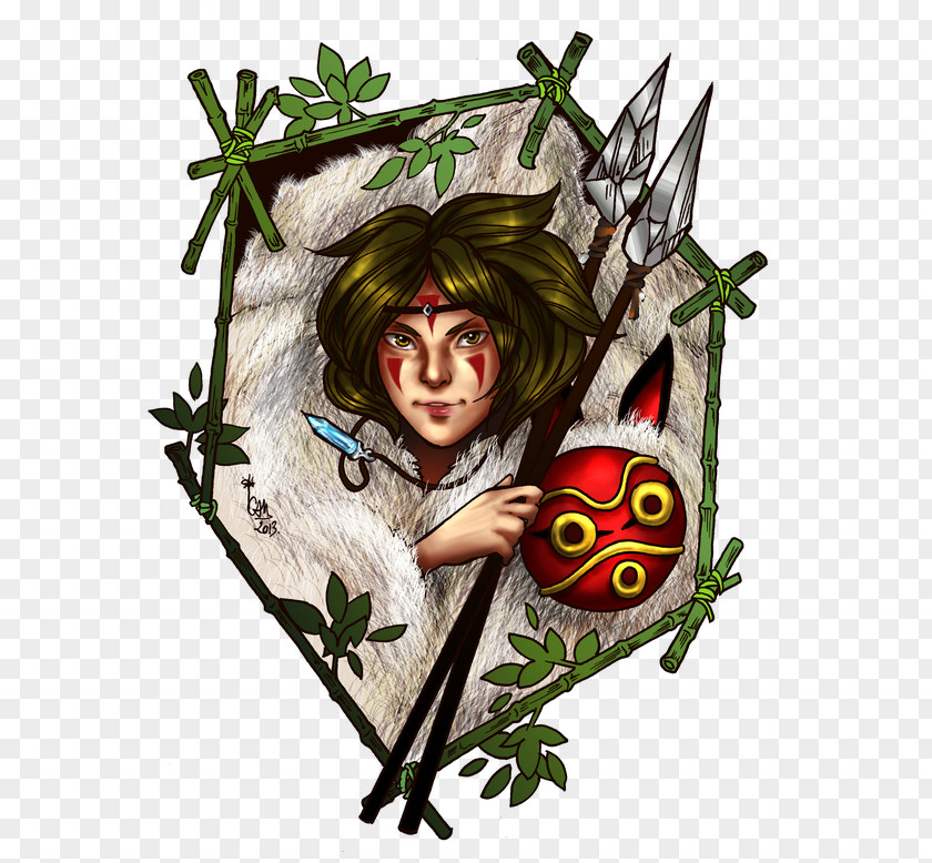 Princess Mononoke Leaf Cartoon Flowering Plant PNG