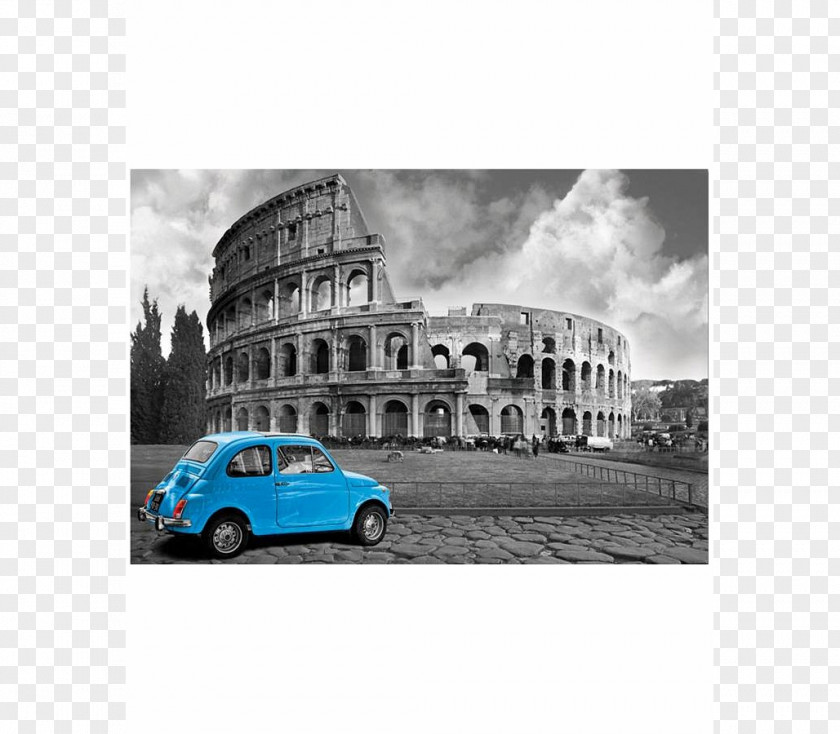 Colosseum Jigsaw Puzzles Paint By Number Painting White PNG