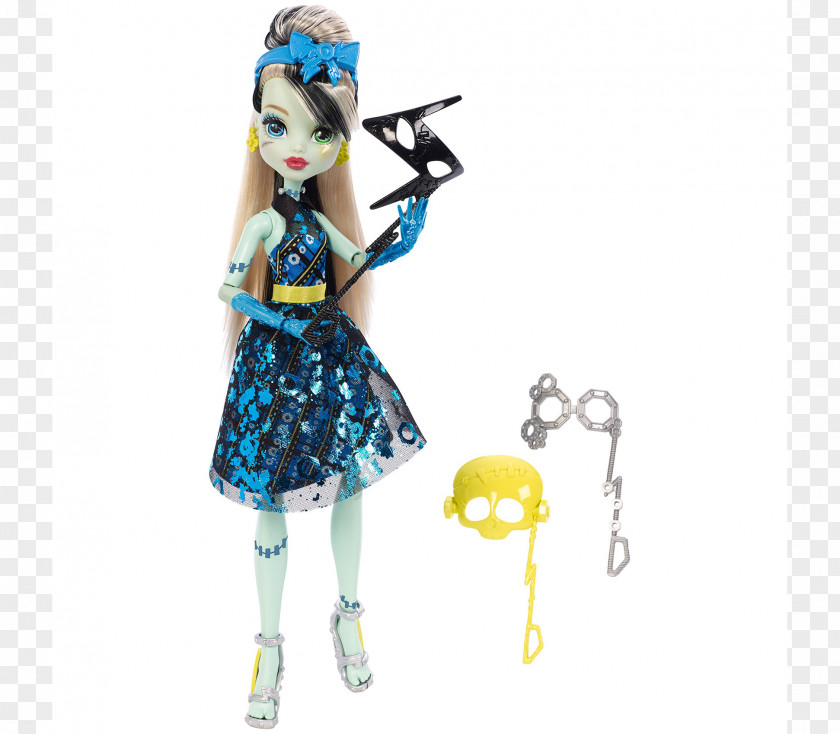 Hay Frankie Stein Monster High Doll Toy Barbie PNG