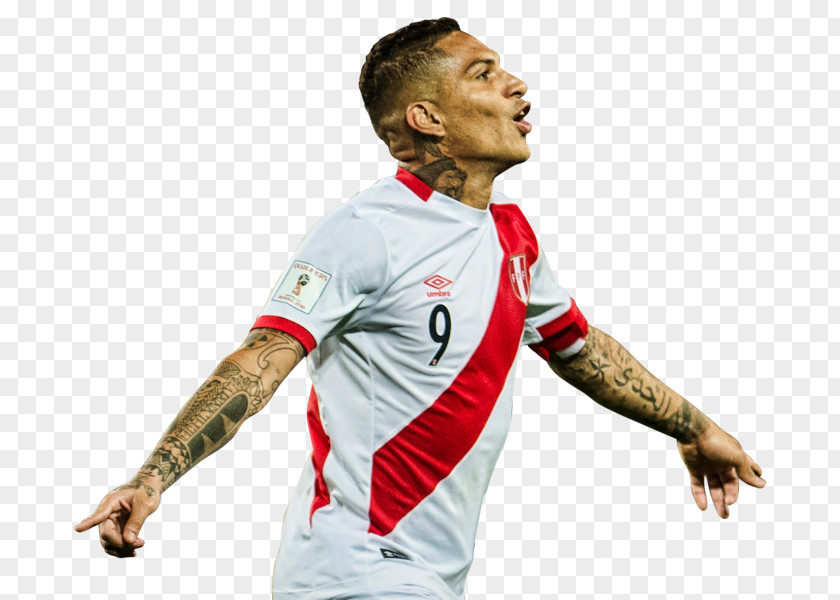 Paolo Vidoz Guerrero 2018 World Cup Peru National Football Team Soccer Player 1930 FIFA PNG