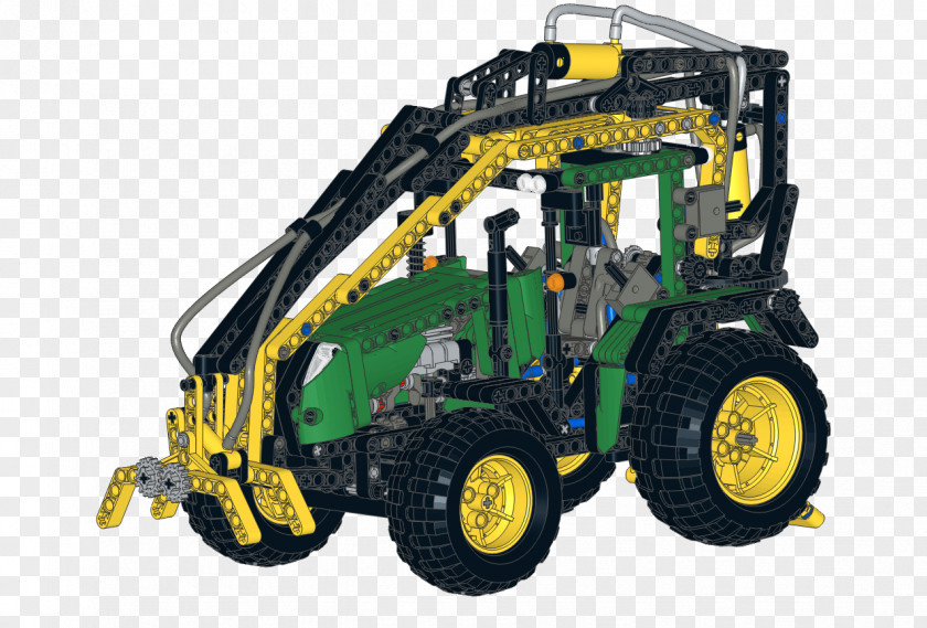 Tractor Lego Technic Motor Vehicle Machine PNG