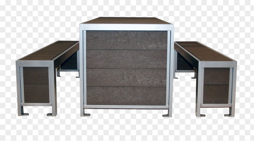 Picnic Table Desk Angle PNG