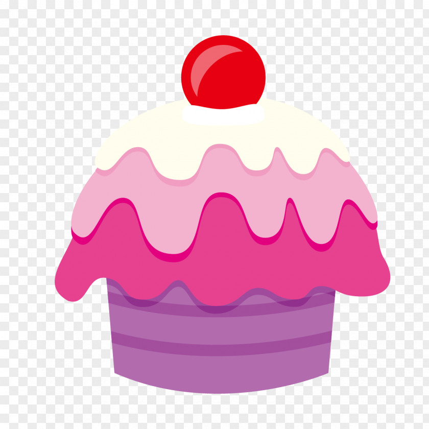 Vector Cupcake Dessert Design Pastry Cake PNG