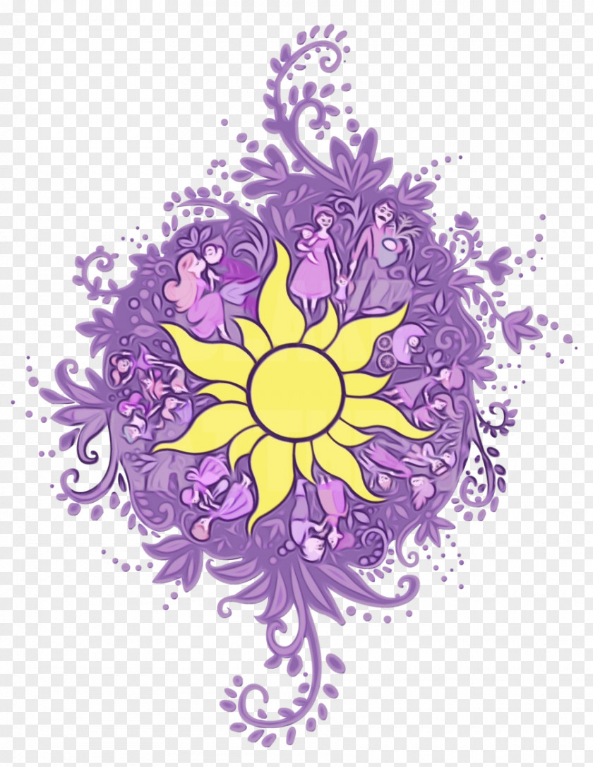 Wildflower Flower Purple Violet Pattern Plant PNG