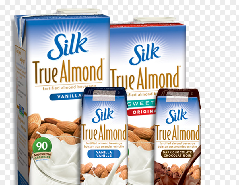 Almond Milk Silk Natural Foods Flavor Dairy Products PNG