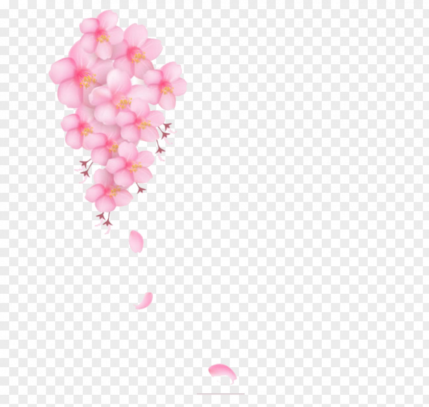 Cherry Pattern Blossom Pink PNG