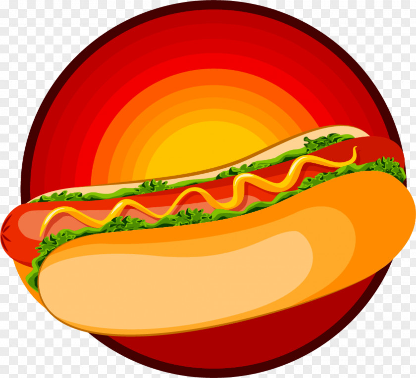 Delicious Yellow Hot Dog Sausage Pizza PNG