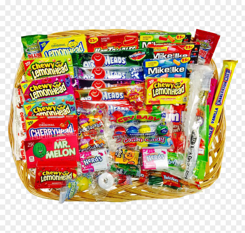 Gift Hamper Mishloach Manot Food Baskets Candy Nerds PNG