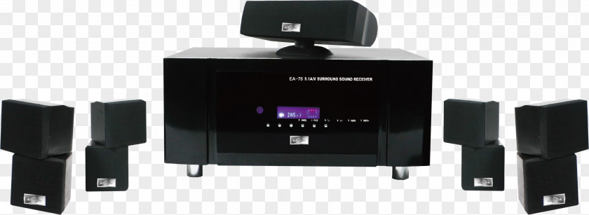 Home Theater System 5.1 Surround Sound Audio Systems PNG