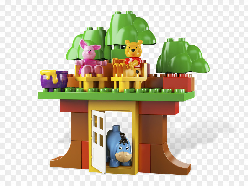 Lego Vector Winnie-the-Pooh Piglet Eeyore Hundred Acre Wood Duplo PNG