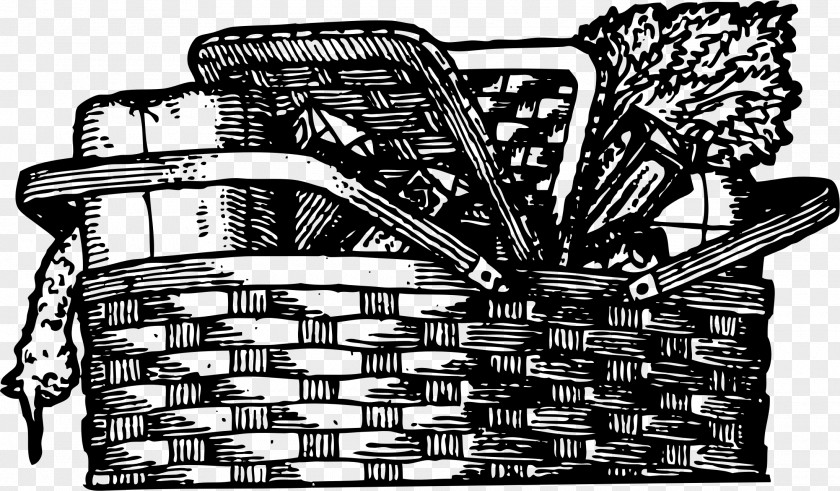 Picnic Basket Food Baskets Clip Art PNG