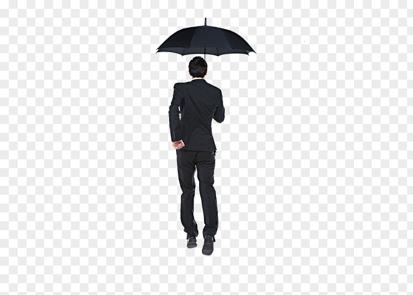 The Umbrella Man Cartoon PNG