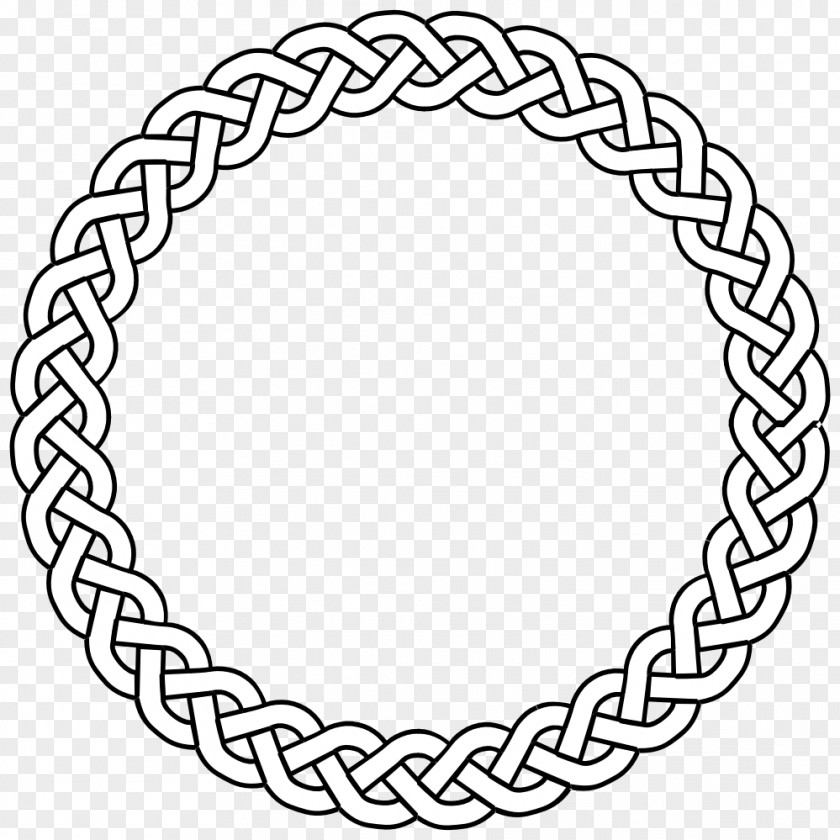 Chinese Cliparts Border Braid Circle Clip Art PNG