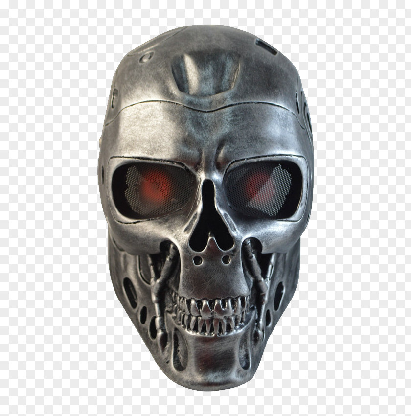Terminator Head Mask Masquerade Ball Skynet Face PNG