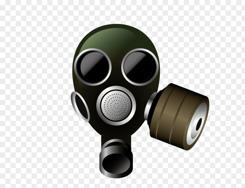 Vector Military Gas Mask Army Icon PNG