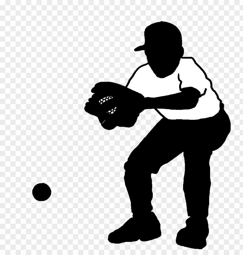 Baseball Sport Silhouette Wall Decal Stencil PNG