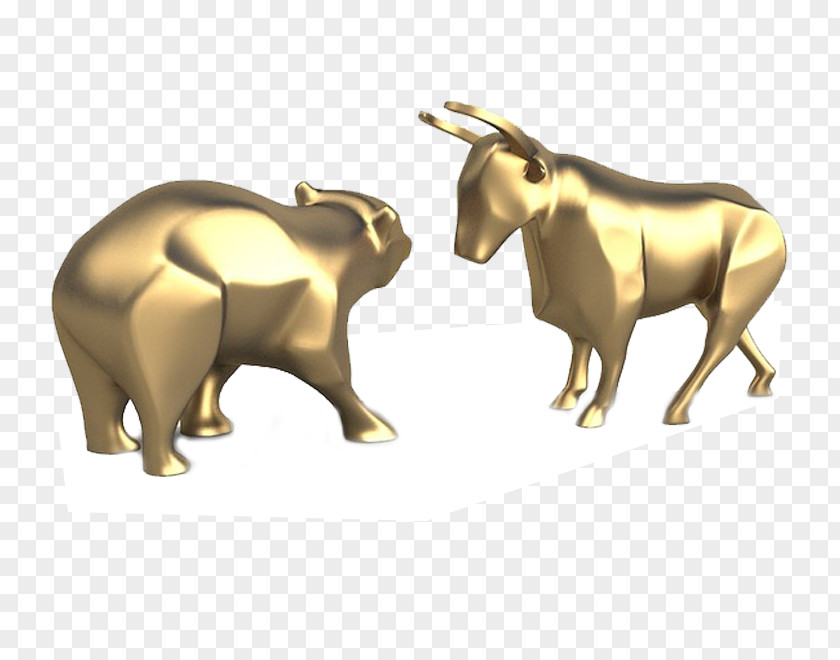 Bull Cattle Bear Market Trend Foreign Exchange PNG