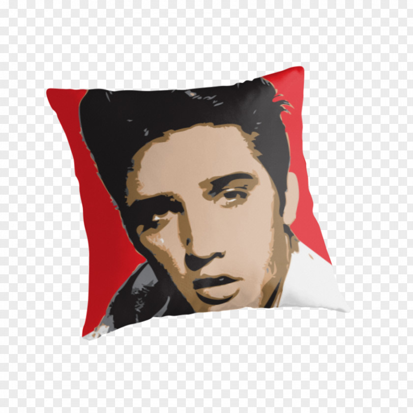 Pillow Elvis Presley Portrait Pop Art Canvas Print PNG