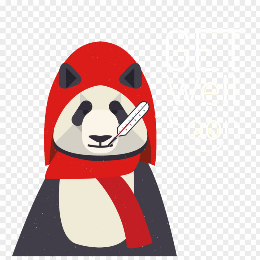 Sick Bear Giant Panda PNG