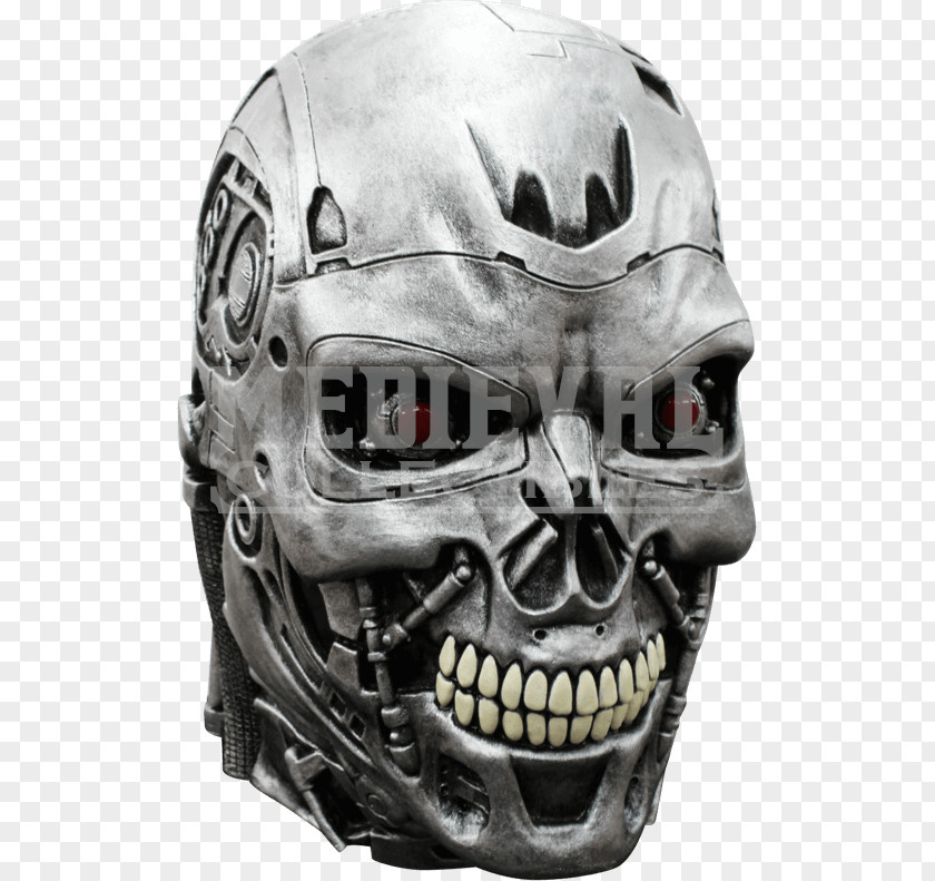 Terminator T-600 Suit Performer Sarah Connor Skynet Mask PNG