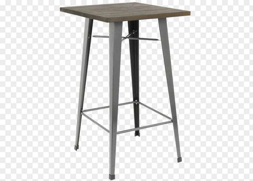 Trestle Table Bar Stool Seat PNG