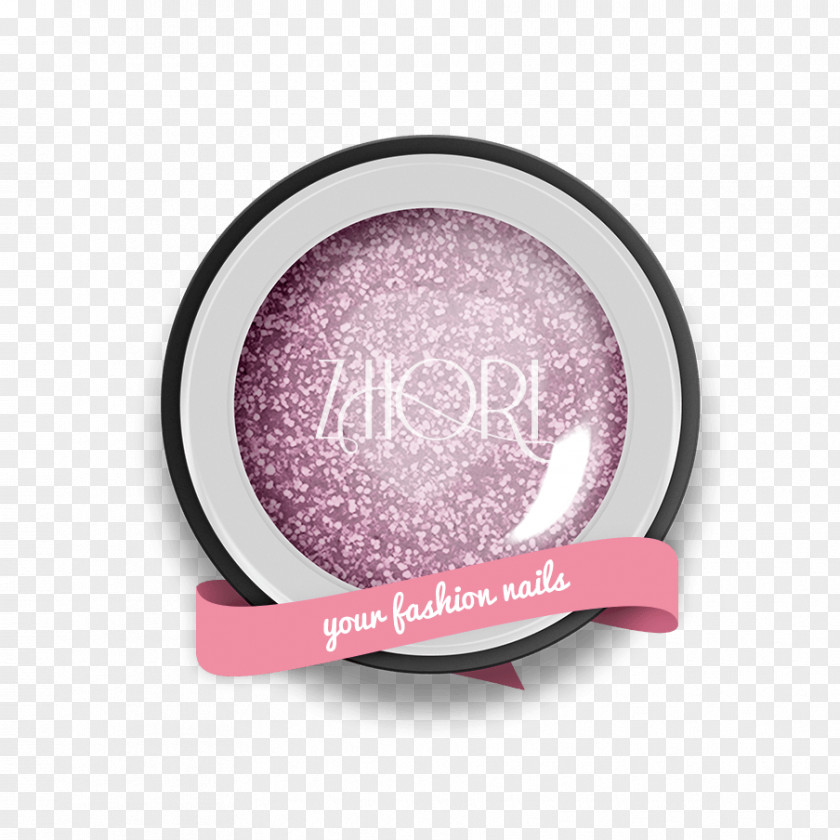 Glitter Light Gel Color Lilac PNG