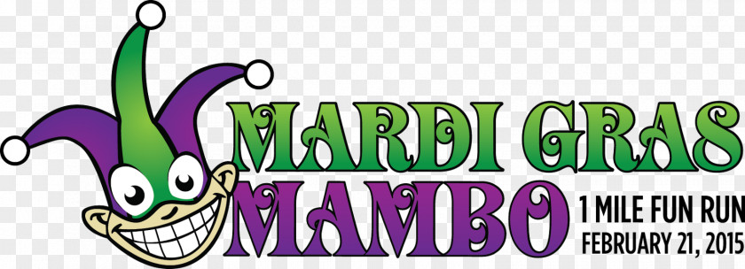 Mardi Gras Party Baton Rouge Area Sports Foundation Mambo 10K/15K Raising Cane's Chicken Fingers Graphic Design PNG