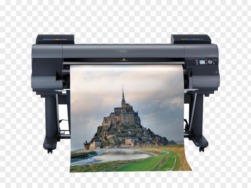 Printer Wide-format Canon ImagePROGRAF IPF8400 Printing PNG