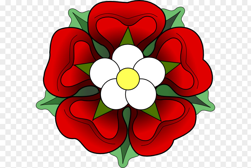 Rose Tudor Wars Of The Roses House Red Lancaster Clip Art PNG