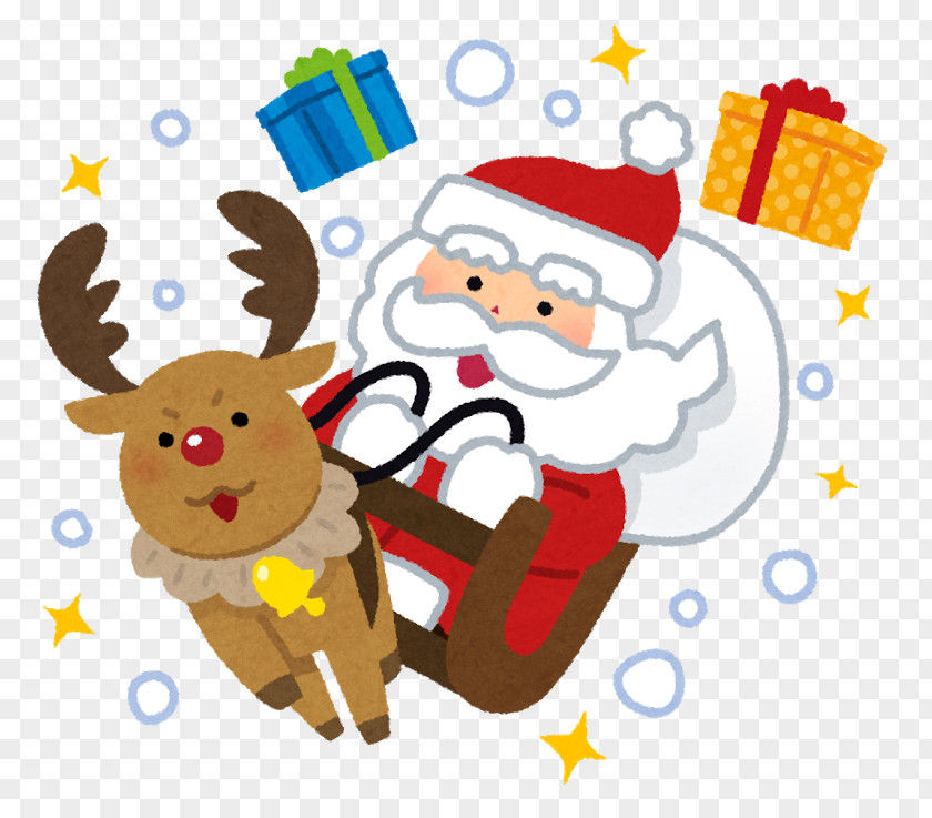 Santa Claus Christmas Day Tree Reindeer Child PNG