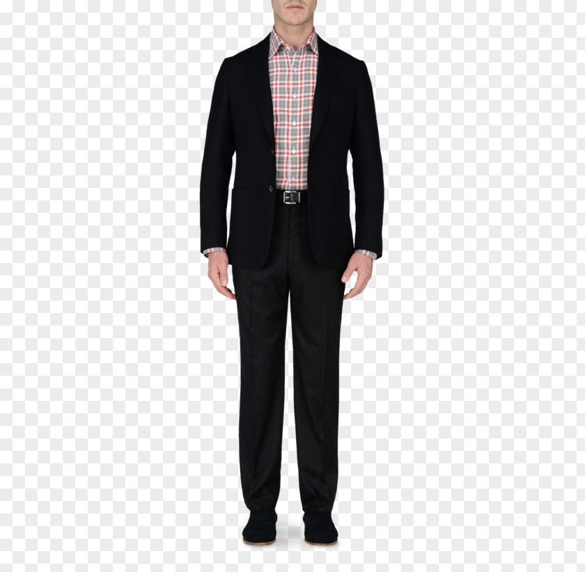 Suit Tuxedo Thom Sweeney Double-breasted Black Tie PNG