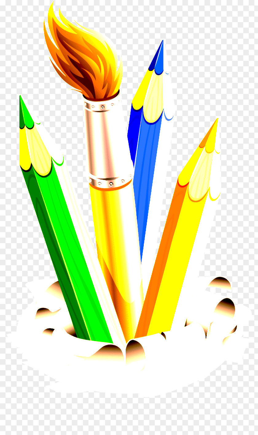Writing Implement Pencil Yellow Graphic Design Clip Art PNG