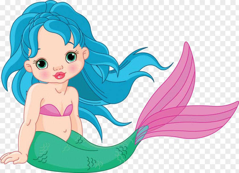 Cartoon Mermaid Material Stock Photography Illustration PNG