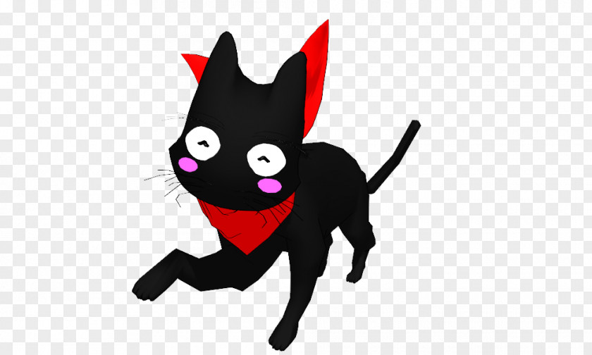 Cat Black Whiskers MikuMikuDance Download PNG
