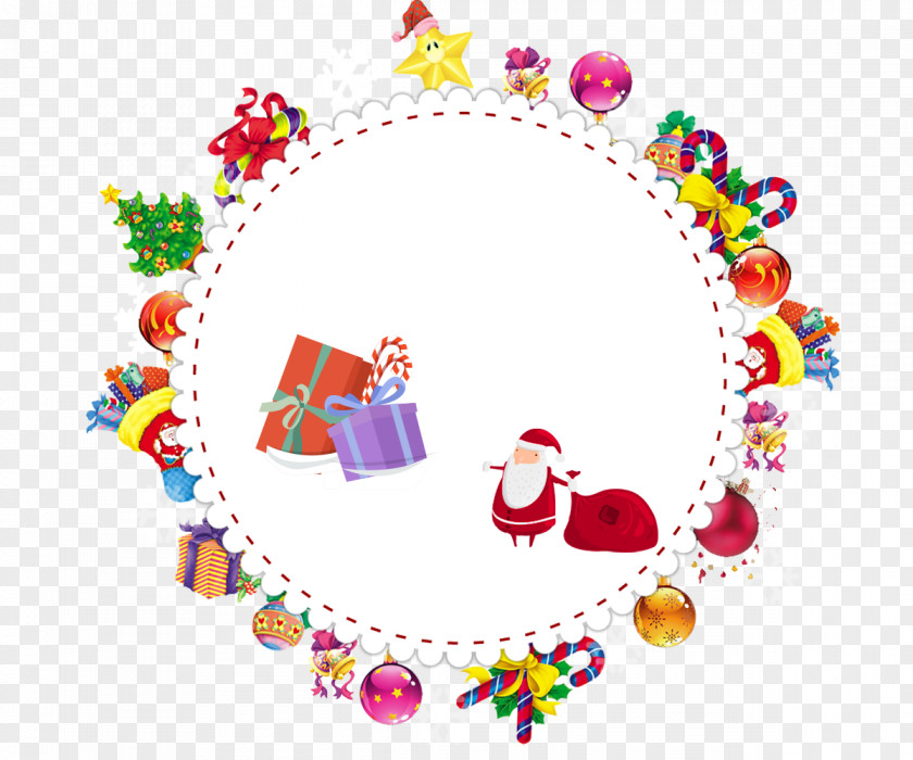 Creative Christmas Gift Information Clip Art PNG