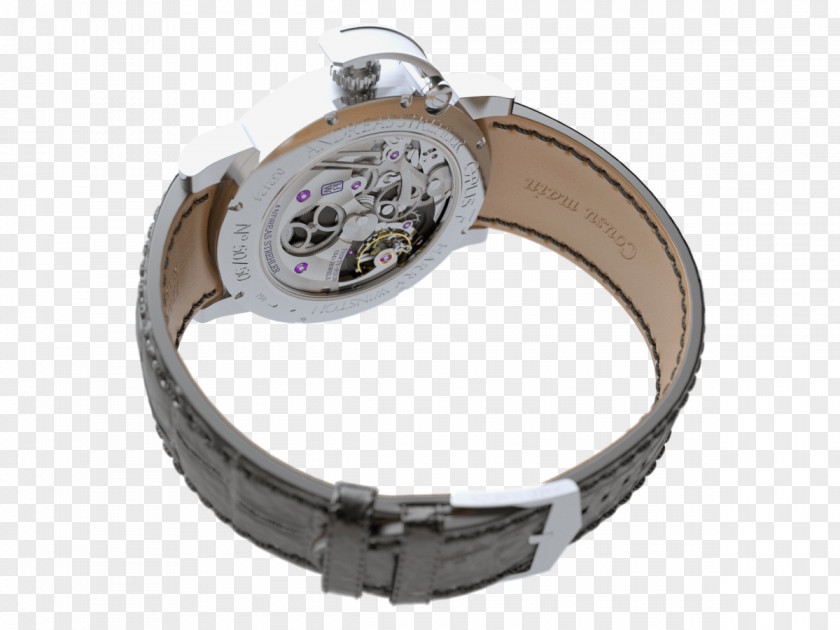 Silver Watch Strap PNG