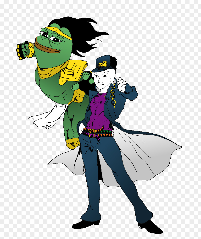 Speedlines Jotaro Kujo Pepe The Frog JoJo's Bizarre Adventure Josuke Higashikata /pol/ PNG