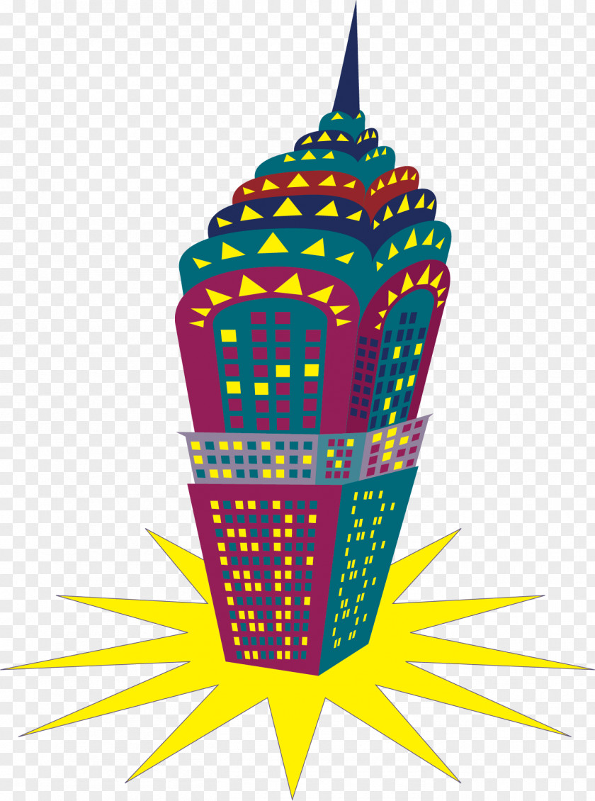 Creative Building Material Picture Empire State Clip Art PNG