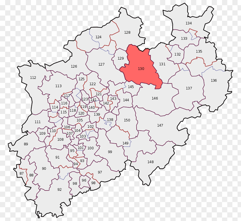 Form I130 Constituency Of Märkischer Kreis II Aachen Unna Olpe – I PNG