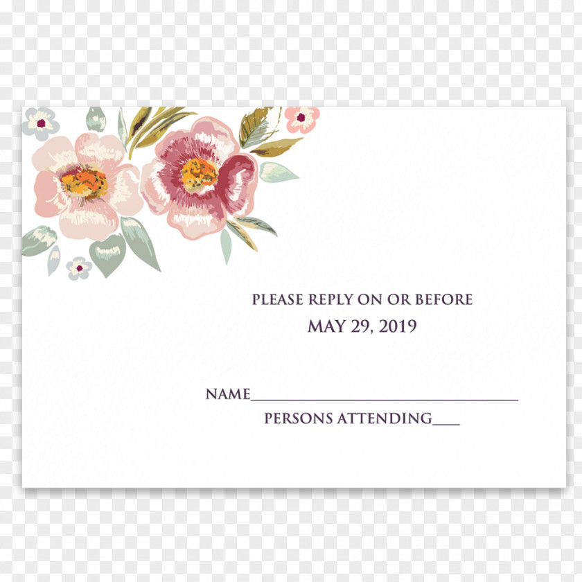 Fresh Card Floral Design Flower Login Greeting & Note Cards PNG