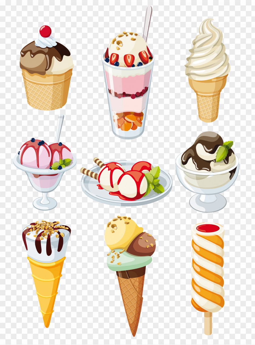 Ice Cream Vector Graphics Royalty-free Illustration PNG
