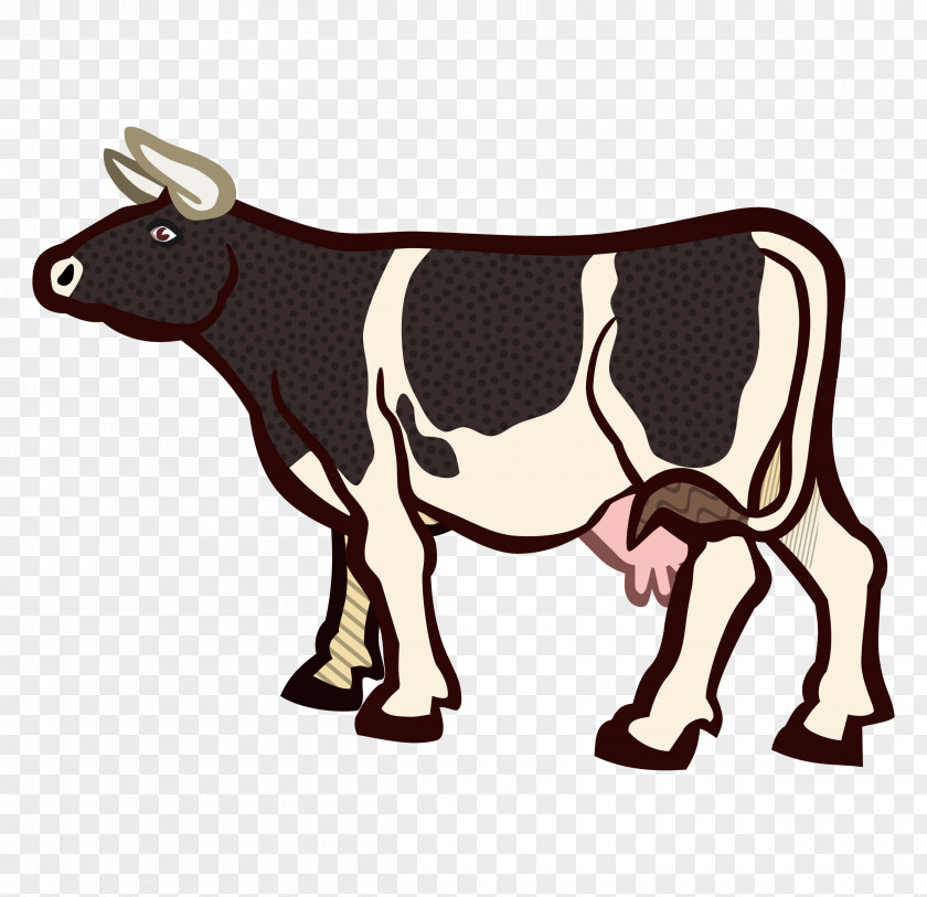 Cow Cattle Farm Animal Livestock Clip Art PNG