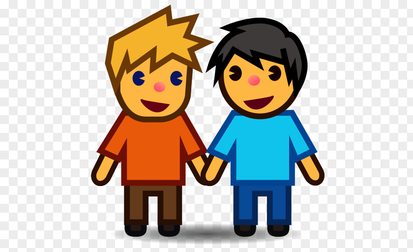Holding Hands Love Emoji Couple Clip Art PNG