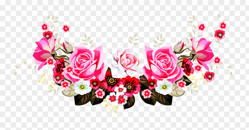 Petal Floral Design Garden Roses PNG