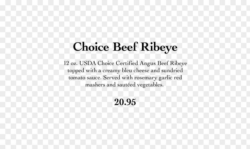 RIBEYE Definition Document Text Word Dictionary PNG