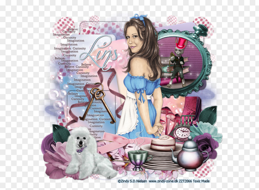 Wonderland Doll Toy Figurine PNG