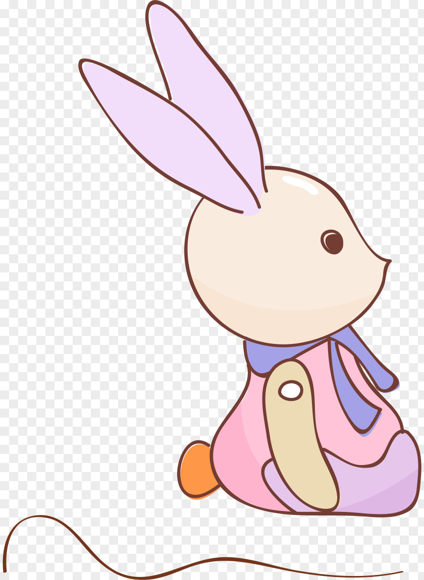 Cartoon Rabbit Drawing PNG