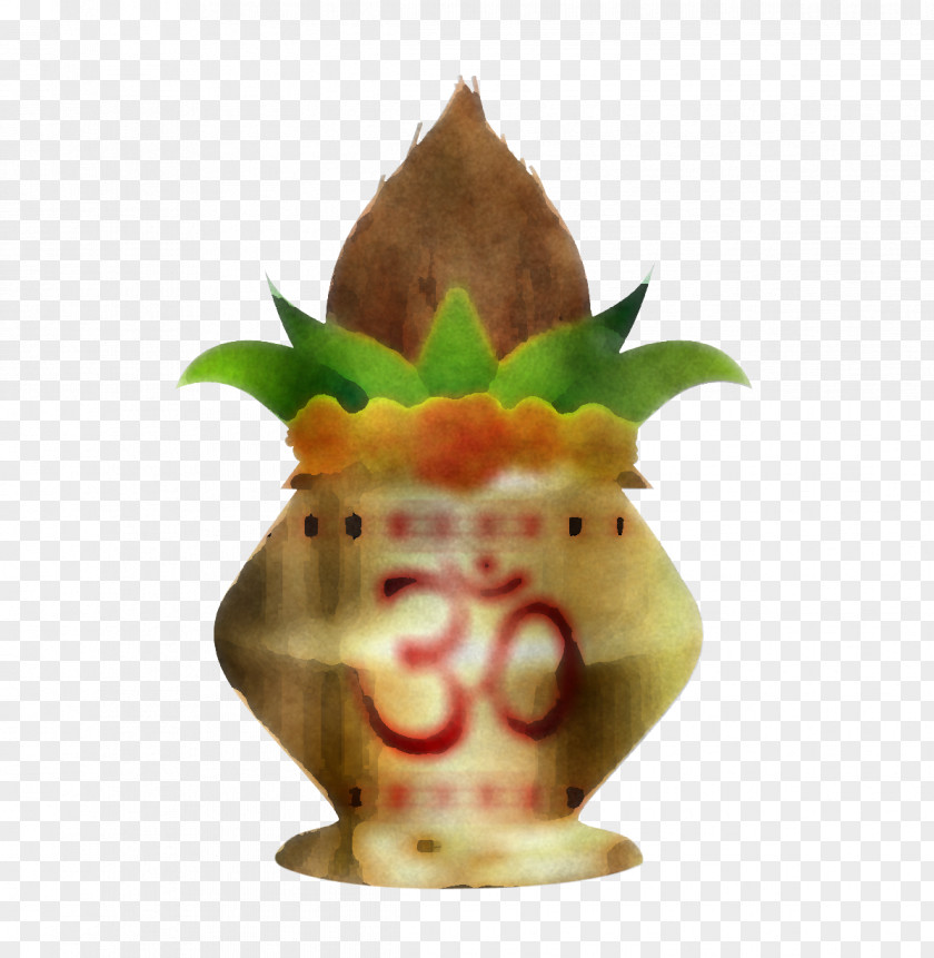 Ceramic Plant Figurine Vase PNG